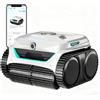 WYBOT (Modello) Robot Piscina C2 Vision-A Wireless con videocamera AI, Filtro Ultrafine, Forte aspirazione, Pulizia Fondo/pareti e Linea d'Acqua, per Piscine Fuori Terra - Bianco