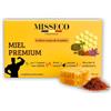 MISSECO Miele afrodisiaco potente - Formula premium con shilajit puro, maca, ashwagandha e ginseng - Energia, vitalità e antistress naturale - 100% naturale, senza ingredienti chimici