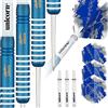 Unicorn Gary Anderson Blue Silver Star - Set di Freccette in 80% tungsteno con Rivestimento in Titanio, Punta in Acciaio, 25 g