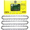 SAND DR BRUSH Catene 8 Pollici Sega Mini Motosega，Catena di Ricambio Ricaricabile Portatile da 8 pollici 3 pezzi，Catene Lunghezza 31cm，1/4， 0.043(1.1mm)，48DL (3PCS-8IN-1/4 043 48DL)