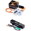 MINIWARE TS1M - Mini stazione di saldatura intelligente + 210 maniglie per saldatore KU Tips Kit compatibile con più manici in tempo reale misurazione della temperatura forma d'onda/digitale schermo