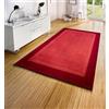 HANSE Home Designer Velours - Tappeto in Polipropilene, 200 x 290 x 0,9 cm, Colore: Rosso