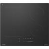 COVERCOOK Piano cottura a induzione, 60 cm, vetro ceramico, nero, 4 zone di cottura, touch control, 7000 W, incorporato, timer, funzione di mantenimento in caldo, zona ponte, vetro antigraffio