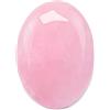 EUSICE - Pietra Naturale Quarzo Rosa, Ciottoli Serenità & Tenerezza, 100% Artigianale e Fatto a Mano, Quarzo Rosa di alta qualità per Litoterapia, Benessere, Meditazione, Yoga