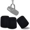 Boseen Parabrezza in schiuma per microfono Shure MV7, copertura per microfono per MV7, schiuma professionale per registrazione, 3 pezzi