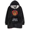 FIVE NIGHTS AT FREDDY'S Felpa con Cappuccio indossabile per Ragazzi | Pullover in Pile Sherpa per Bambini con Cappuccio in Nero con Personaggio Freddy Fazbear | Abbigliamento da casa Sherpa