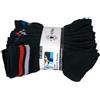 Star-Socks Star Socks - 16 paia di calzini da sport di marca, disponibili in 7 colori diversi, Nero (nero), 39/42
