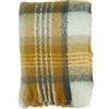 SARO LIFESTYLE Coperta in finto mohair a quadri