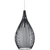 Eglo lampada a sospensione Razoni, lampada a sospensione a uno punto | luce, acciaio, satinato, nero, E27