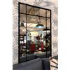FORNOR 28207 Specchio Nero Metallo 61 x 69 cm