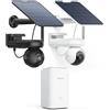 Reolink 4K Telecamera WiFi Esterno Senza Fili con Batteria e Home Hub Kit