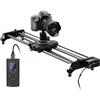 GVM Great Video Maker GVM Track Dolly Slider - Sistema di binari con acceleratore motorizzato e video Follow Focus Shot, 120°, 80 cm