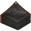 BCBIG Rete-Ombreggiante-Telo-Esterno Con Occhielli Resistente Ai Raggi UV Vela Ombreggiante, per Giardino/Pergola/Serra/Balcone/Cortile, 2X5m