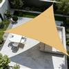 LOVE STORY Vela Ombreggiante Impermeabile 3.5x3.5x3.5m Triangolare, Tenda a Vela Oxford, Protección Rayos UV per Esterno, Giardino, Terrazza, Sabbia