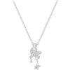 CYMYSS Collana Donna Argento 925 con Ciondolo, Collana in Argento Sterling 925 da Donna, Girocollo Elegante con Pendente, Gioielli Regalo Donna Compleanno Anniversario