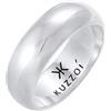 Kuzzoi Anello da uomo in argento Sterling 925, anello in argento Sterling 9 mm dal design classico, anello largo per uomo dell'amicizia, lucido, colore: argento, cod. 0610730620_62