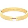 Tommy Hilfiger Jewelry Braccialetto Rigido da Donna in Acciaio Inossidabile con Placcatura Ionica Oro Giallo decorato con Cristalli - 2781046