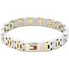Tommy Hilfiger Jewelry Bracciale a Maglie da Uomo in Acciaio Inossidabile