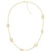 Tommy Hilfiger Jewelry Collana a Catena da Donna in Acciaio Inossidabile con placcatura ionica Oro Giallo - 2781022