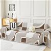 WEYOND Copridivano e Copricouch Boho Lavabile in Chenille per Divano 3 Cuscini, Telo Copridivano Stile Bohemien per Divano Angolare, Divanetto, Divano 2/3/4 Posti e Futon (180 x 380 cm, Caffè)