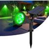 T-SUN Luci Solari da Giardino, Lampade Solari da Esterno Wireless con 4 LED 200LM, 2 Modalità Funzione, Impermeabile Lampioni da Sicurezza Solari per Parete, Terrazzino, Cortile, Casa, Corraio ecc.