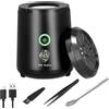 Nastopee Bakhoor Burner - Bruciatore di incenso, elettrico, mini bruciatore di incenso musulmano, portatile, in resina, per viaggi, ufficio, casa, yoga, spa, aromaterapia