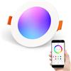 DUSKTEC Faretti LED da incasso Alexa, 1 confezione, faretti da soffitto intelligenti con app e controllo vocale, faretti LED a colori RGB 2700K-6000K, 10 W da bianco caldo a bianco freddo, dimmerabili