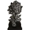 Lin's Wood Figurina di Testa di Leone,Statua di Leone,Scultura Moderna Figura Figurine Decorazioni Desktop per Ufficio a Casa.