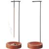 Zourglow 2 Pezzi Porta Incenso per Bastoncini, Supporto per Bastoncini di Incenso in Legno per Cenere, Bruciatore di Incenso Invertito per Casa Ufficio Meditazione Yoga Routine Della Buonanotte