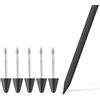 SUEEWE 5 Pezzi Originale Punte di Ricambio per Xiaomi Focus Pen Xiaomi Pad 7 Pro/7/6S Pro, Più Duraturo, Controllo Preciso, Amichevole Scherm, Nero