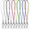 NIANOPKM 100 Pezzi Cinturino per Telefono Cellulare per Portachiavi, Ciondolo per Cellulare con Moschettone, Cordino per Cellulare Portatile per Ciondoli Portachiavi USB (Colore)