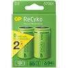 GP Batteria ricaricabile RECYKO LR20 1,2 V 5700 mAh 2 unità