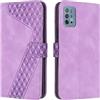OKZone Cover per Motorola Moto G10/G20/G30/G10 Power, Custodia in PU Pelle per Motorola Moto G10/G20/G30/G10 Power, Custodia a Libro Folio Portafoglio con Magnetica Wallet Case Flip Cover (Porpora)