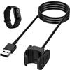 PHONILLICO Caricatore compatibile con Fitbit Charge 4 - Cavo USB di ricambio 100cm Caricabatterie