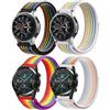 DMVEIMAL Cinturino Nylon Loop per Huawei Watch GT/Gt 2 46mm/per Samsung Galaxy Watch 3 45mm/Galaxy Watch 46 mm/Gear S3 Frontier,22mm Smartwatch Cinturini Sport per Amazfit Bip 5/Balance/Gtr Uomini Donne 4PCS