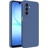 Captor Cover Samsung A17 Custodia Colorata in Silicone Liquido, Antiurto, Flessibile, Bordo Rialzato per Schermo e Fotocamera Con Microfibra Interna per Cover A17 Samsung (Blu Scuro)