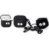 XMBYGY Custodia in silicone per auricolari AirPods 4 (2024), XMBYGY Charging Antiurto Custodia protettiva per cuffie con bambola dei cartoni animati cordino anti-smarrimento per uomo, donna, adolescenti