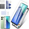 RongZy LCD Schermo per Xiaomi Redmi Note 13 4G Display di Ricambio Touch Screen Digitizer Parti di Riparazione per Redmi Note 13 4G 23124RA7EO LCD Display con Strumenti(Nero con Cornice, 6.67)