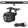kttcorlp Telecamera di retromarcia AHD per auto Compatibile con radio Kttcorlp, telecamera di retromarcia impermeabile con visione notturna e telaio di montaggio per targa automobilistica