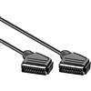 PremiumCord Cavo SCART 1 m Maschio a Maschio 21-Pin Nero kjss-1