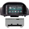 Jf Sound car audio system Autoradio Custom Fit per Ford Fiesta 6° Serie Android GPS Bluetooth WiFi Dab USB Full HD Touchscreen Display 7