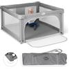 INNOVACIONES MS Box Recinto 120x120 L Grigio Pieghevole