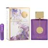 RESAES Resistant and aesthetic Profumo Club de Nuit Maleka Eau de Parfum 105 ml, Profumo arabo da donna a lunga durata, con atomizzatore ricaricabile da 5 ml, fragranza floreale fruttata con note di litchi, Orris e Praline (Maleka)
