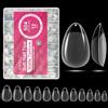 AIMEILI 504 Pezzi Tip in Gel per Unghie Full Cover, 12 Taglie Tip Unghie Ricostruzione Mandorla Soft Gel Nail Tips Fake Nails - 010