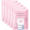 Grgowe 5 Pairs Hand Mask, Maschera per Mani Guanti Idratanti, Maschera Mani Illuminante e Ammorbidente, Nutre in Profondità la Pelle, Previene la Secchezza Cutanea, Illumina il Tono Della Pelle