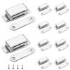 Qzakce Calamite per Mobili Chiusura Magnetica Potenti Calamite Porta con Viti per Cassetti, Mobili da Cucina, Porta Scorrevole, Armadio, Ante Cucina 10 Pezzi
