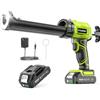 Taskstar Pistola Silicone a Batteria Compatibile con Makita 18V-batteria, Pistola Silicone Professionale con Batteria da 2.0Ah de 280-300ML, Spinta da 300 kg, Facile da Usare