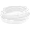 MOCNT 10mm Guaina Cavi PET Guaina Cavo Intrecciata Manicotto Espandibile | Guaina Fili Elettrici Gestione dei Cavi Flessibile Ordinato Protettivo Tubo Guaina Isolante Bianco 5 Metri