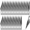 GBKDQQ Set di 120 lame per bisturi, coltelli per hobby, coltelli di precisione, modellismo, acciaio al carbonio