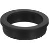 QUARKZMAN Occhielli in Gomma 51mm Foro di Perforazione, Passacavi Guarnizione 44mm ID Gommini Passacavo Scrivania Nero Siliconica per Tappo Organizzare Filo Cablaggio Casa Auto